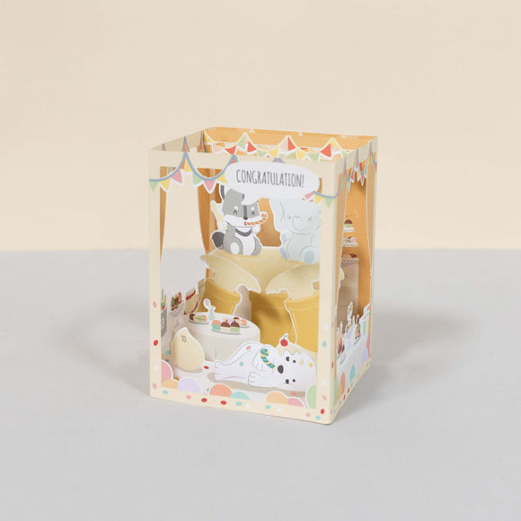 3D Greeting Card - Congratulations - trendythreadsale